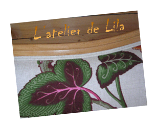 tte de lit -tissu boussac trs fleuri