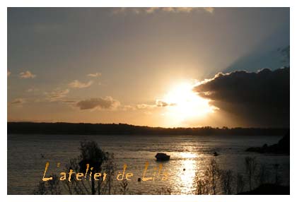 coucher de soleil  saint michel en grves