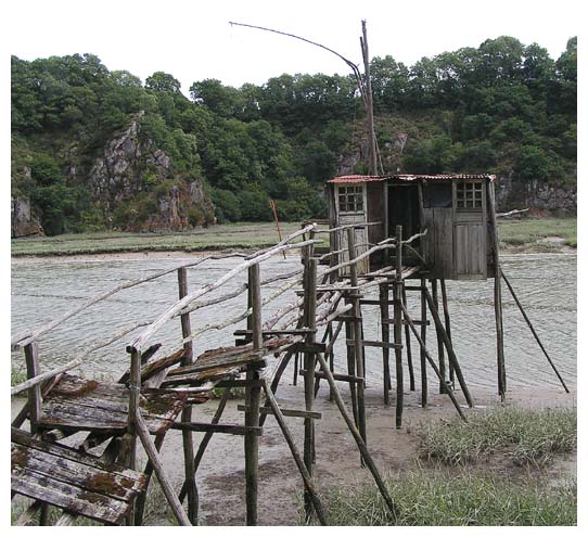 cabane de pcheur sur les bords de la rance