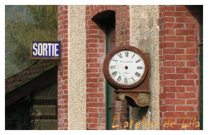 gare de scrignac-l'horloge