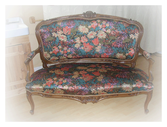 banquette louis XV ... avant