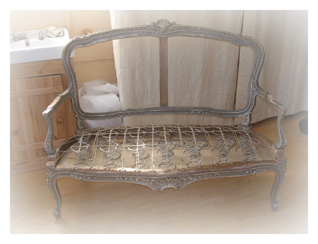 guindage banquette louis XV