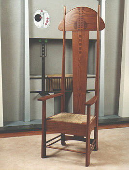 Fauteuil de Charles Rennie Mackintosh.