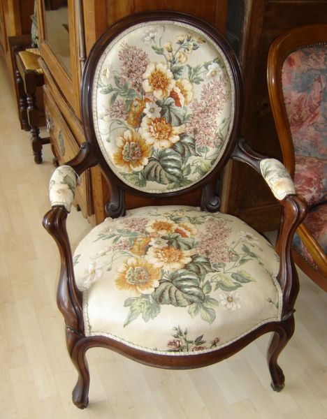 fauteuil en mdaillon napolon III